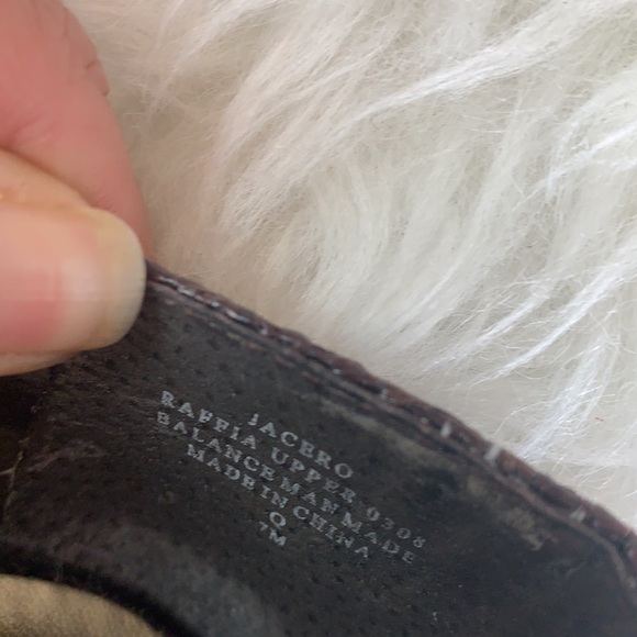 Nine West Women’s Brown Wicker Cork Heels Open Toe Pumps Size 7 US - Picture 7 of 12